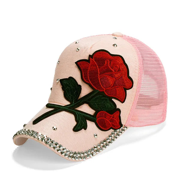 fashion rose hat