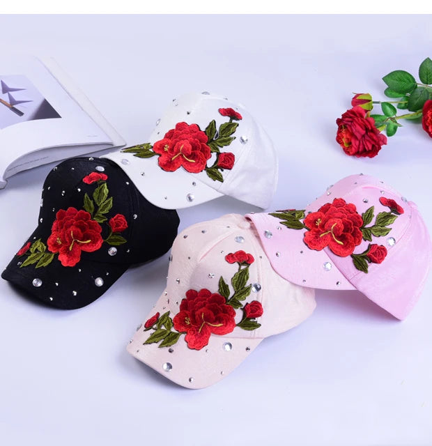 fashion rose hat