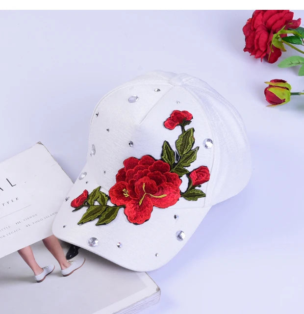 fashion rose hat