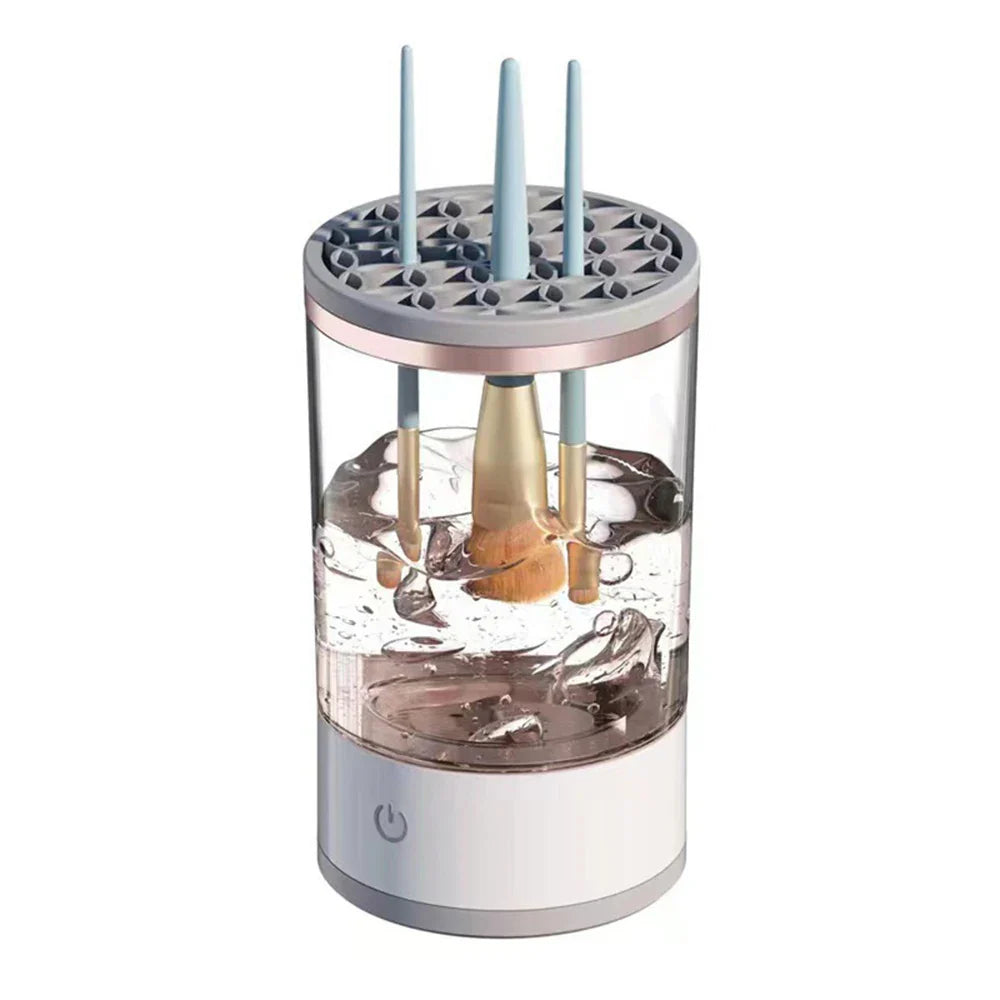 Makeup Brush Cleaner Is An Automatic Rotating Brush Cleaner For Deep Cleaning One Click Operation Is Suitable For All Makeup