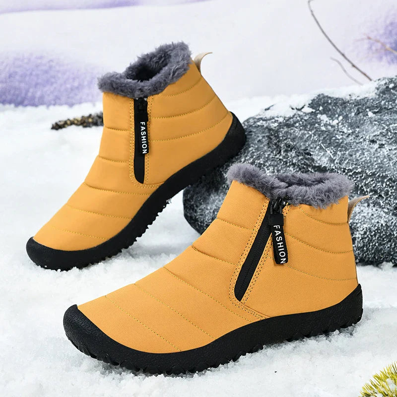 Winter Outdoor Snow Boots, Couple Shoes, Hiking Shoes, Men's Shoes, Women's Shoes, Ski Shoes, High-Top Cotton Shoes, Cold-Proof Men's Boots, Women's Boots