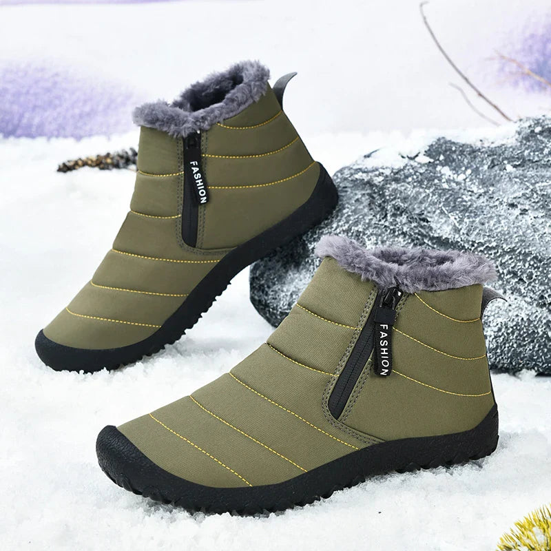 Winter Outdoor Snow Boots, Couple Shoes, Hiking Shoes, Men's Shoes, Women's Shoes, Ski Shoes, High-Top Cotton Shoes, Cold-Proof Men's Boots, Women's Boots