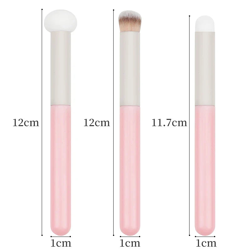 Soft Makeup Brushes Sponge Concealer Brush Lipstick Lip Powder Puff Wet Dry Use Foundation Contour Cosmetic Tools